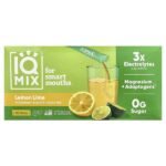 IQMIX®, смесь для увлажнения, чистоты и настроения, лимон и лайм, 20 пакетиков по 8 г (0,28 унции) — IQBAR