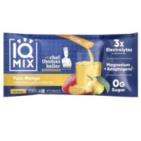 IQMIX®, смесь для увлажнения, чистоты и настроения, со вкусом манго юдзу, 20 стиков по 8 г (0,28 унции) — IQBAR