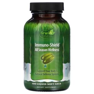 Immuno-Shield, добавка для хорошего самочувствия на весь год, 100 желатиновых капсул — Irwin Naturals