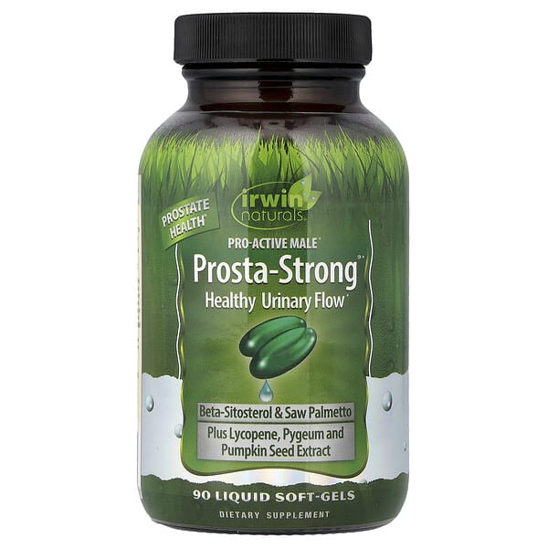 irw26245_v_51.jpg Prosta-Strong, 90 желатиновых капсул — Irwin Naturals