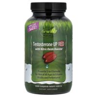 Testosterone UP Red® с уровнем оксида азота, 100 желатиновых капсул — Irwin Naturals