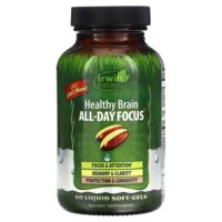 Healthy Brain, для здоровья на весь день, 60 мягких таблеток — Irwin Naturals