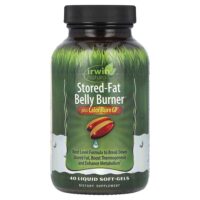 жиросжигатель живота с накопленным жиром и CaloriBurn GP®, 40 желатиновых капсул — Irwin Naturals
