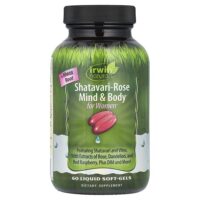 Shatavari-Rose Mind & Body, для женщин, 60 мягких таблеток — Irwin Naturals