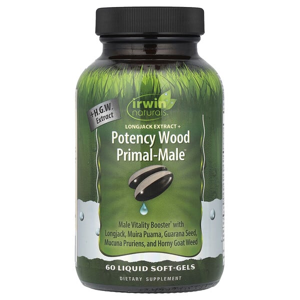 irw41222_v_8.jpg Potency Wood Primal-Male™, 60 мягких таблеток — Irwin Naturals