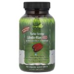 Boost-Energy, Libido-Max RED™, с L-цитруллином и гуараной, 72 капсулы с жидкостью — Irwin Naturals