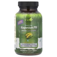 магний PM™ и расслабляющий цветочный комплекс, 60 капсул с жидкостью — Irwin Naturals