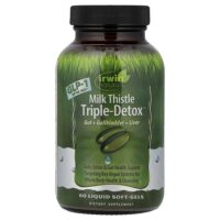 Milk ThistleTriple-Detox™, 60 желатиновых капсул — Irwin Naturals