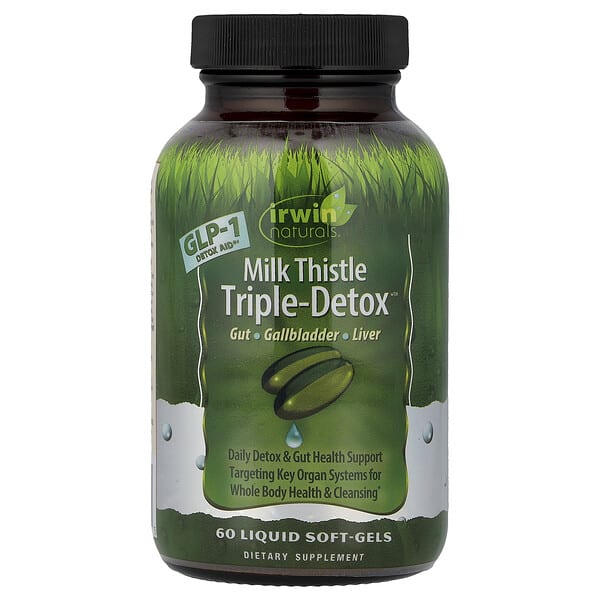 irw41326_v_8.jpg Milk ThistleTriple-Detox™, 60 желатиновых капсул — Irwin Naturals