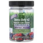 Stress-Defy® v2, жевательные таблетки, со вкусом ягод, 30 жевательных таблеток — Irwin Naturals