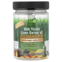 расторопша Liver Detox™ v2, жевательные таблетки, со вкусом ананаса и цитрусов, 30 жевательных таблеток — Irwin Naturals