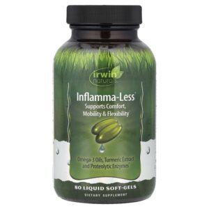 Inflamma-Less, 80 гелевых капсул — Irwin Naturals