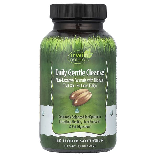 irw56835_v_36.jpg Daily Gentle Cleanse®, 60 капсул с жидкостью — Irwin Naturals