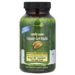 Only One, Liquid-Gel Multi®, без железа, 60 желатиновых капсул — Irwin Naturals