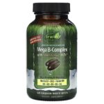 Mega B Complex с СЦТ Quick Energy, 60 мягких желатиновых капсул с жидкостью — Irwin Naturals