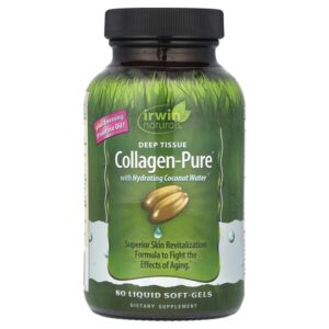 Collagen-Pure, Deep Tissue, 80 гелевых капсул — Irwin Naturals