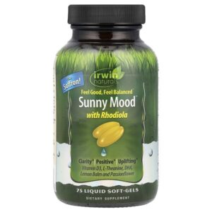 Sunny Mood, 75 мягких желатиновых капсул с жидкостью — Irwin Naturals