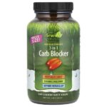 Maximum Strength 3-in-1 Carb Blocker®, максимальная эффективность, 150 желатиновых капсул — Irwin Naturals