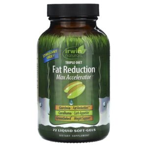 Triple-Diet Fat Restore, Max Accelerator, 72 желатиновых капсулы — Irwin Naturals