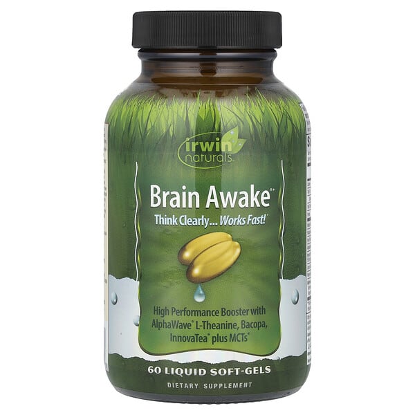 irw58313_v_19.jpg Brain Awake®, 60 мягких таблеток — Irwin Naturals