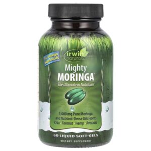 Могучая моринга, 60 гелевых капсул — Irwin Naturals