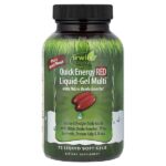 Quick Energy Red Liquid-Gel Multi™, 72 желатиновых капсулы — Irwin Naturals
