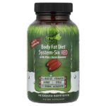 Body Fat Diet, System-Six Red™, 72 желатиновых капсулы — Irwin Naturals