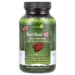 Beet Root RED®, максимальная конверсия с добавкой оксида азота, 60 желатиновых капсул — Irwin Naturals