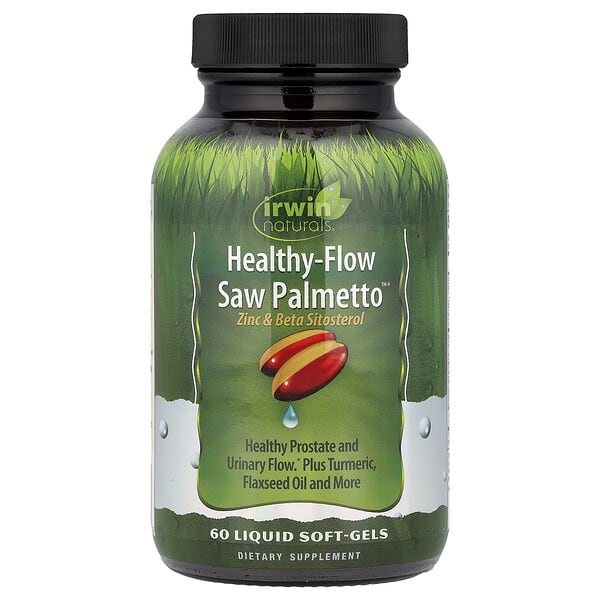 irw59197_v_34.jpg Healthy-Flow Saw Palmetto™, 60 желатиновых капсул — Irwin Naturals