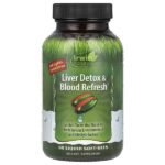 Liver Detox & Blood Refresh, добавка для очистки печени и крови, 60 капсул с жидкостью — Irwin Naturals