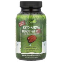 Keto-Karma Burn Fat Red, 72 желатиновые капсулы — Irwin Naturals