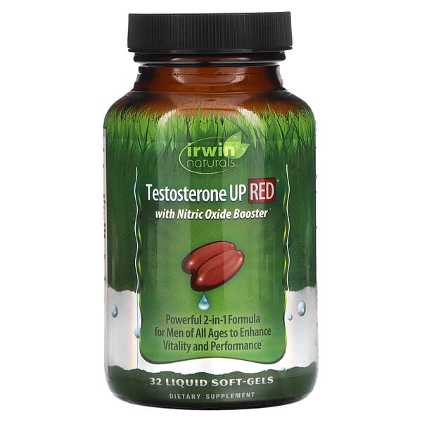 irw59993_v_8.jpg Testosterone UP Red с бустером оксида азота, 32 жидкие капсулы — Irwin Naturals