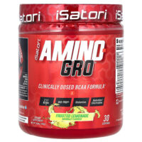 Amino-Gro, глазированный лимонад, 300 г (10,6 унции) — Isatori