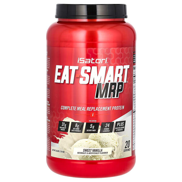 isa00572_v_8.jpg Eat-Smart MRP, сладкая ваниль, 1,16 кг (2,6 фунта) — Isatori