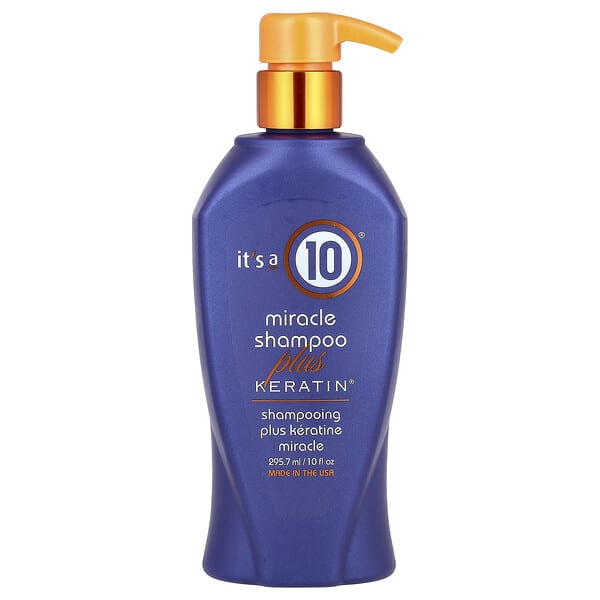 ita00037_v_8.jpg Miracle Shampoo, Plus Keratin®, 295,7 мл (10 жидк. унц.) — It's a 10