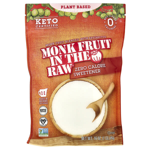 itr71150_v_2.jpg Monk Fruit In The Raw®, нулевой подсластитель, 454 г (16 унций) — In the Raw