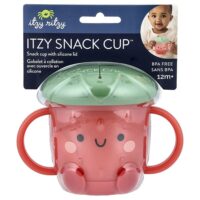 Itzy Snack Cup™, для детей от 12 месяцев, со вкусом клубники, 1 стакан — itzy ritzy