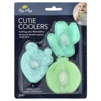 Cutie Coolers, успокаивающие прорезыватели для зубов с водой, для детей от 3 месяцев, кактусы, 3 прорезывателя — itzy ritzy