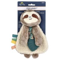 Itzy Lovey™, Plush Lovey с силиконовым прорезывателем для зубов, от 0 месяцев, для праздника, 1 прорезыватель для зубов — itzy ritzy