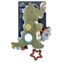 Bitzy Traveler™, игрушка для развития чувств, для детей от 0 месяцев, динозавр, 1 шт. — itzy ritzy
