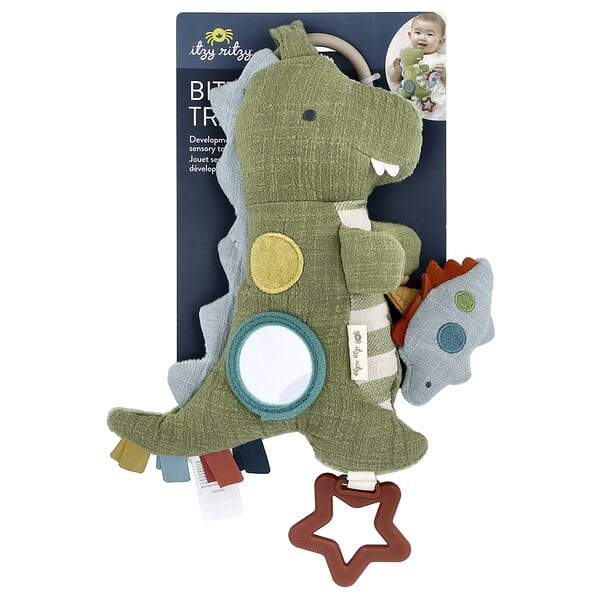 itz03827_v_4.jpg Bitzy Traveler™, игрушка для развития чувств, для детей от 0 месяцев, динозавр, 1 шт. — itzy ritzy