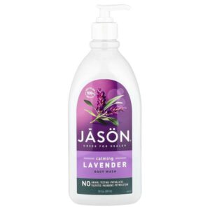 Гель для душа, успокаивающая лаванда, 887 мл (30 жидких унций) — Jason Natural