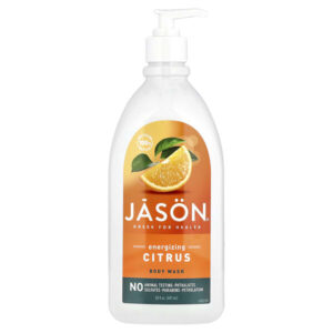 гель для душа, бодрящие цитрусы, 887 мл (30 жидк. унций) — Jason Natural