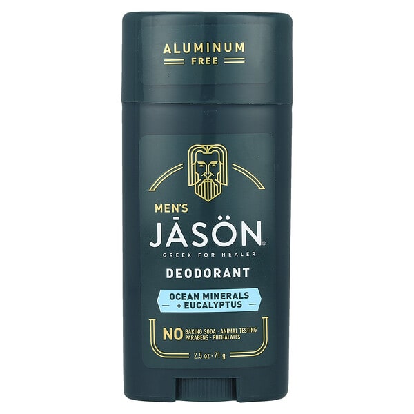 jas04620_v_12.jpg Для мужчин, дезодорант, без алюминия, океанические минералы и эвкалипт, 71 г (2,5 унции) — Jason Natural