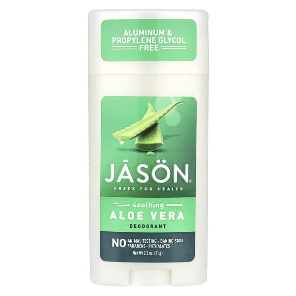 jas09025_v_37.jpg успокаивающий дезодорант-стик с алоэ вера, 71 г (2,5 унции) — Jason Natural