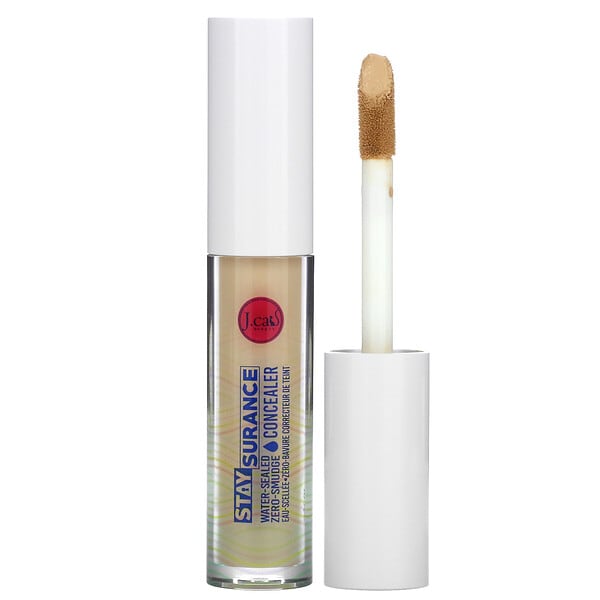 jct42426_v_12.jpg Staysurance, Water-Sealed Zero-Smudge Concealer, бафф SHC108, 4,8 мл (0,16 жидк. унц.) — J.Cat Beauty