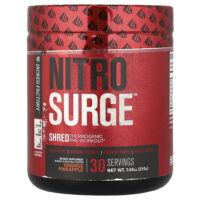 Nitro Surge™, Shred термогенный предтренировочный комплекс, со вкусом апельсина и ананаса, 210 г (7,4 унции) — Jacked Factory