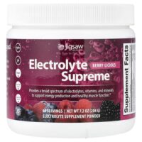 Electrolyte Supreme™, ягодный вкус, 204 г (7,2 унции) — Jigsaw Health
