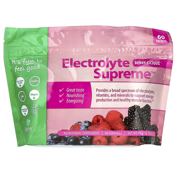 jig00162_v_7.jpg Electrolyte Supreme™, ягодный вкус, 60 пакетиков по 5,4 г — Jigsaw Health