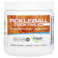 Pickleball Cocktail®, смесь для приготовления напитков с электролитами без сахара, апельсин, 315 г (11,11 унции) — Jigsaw Health